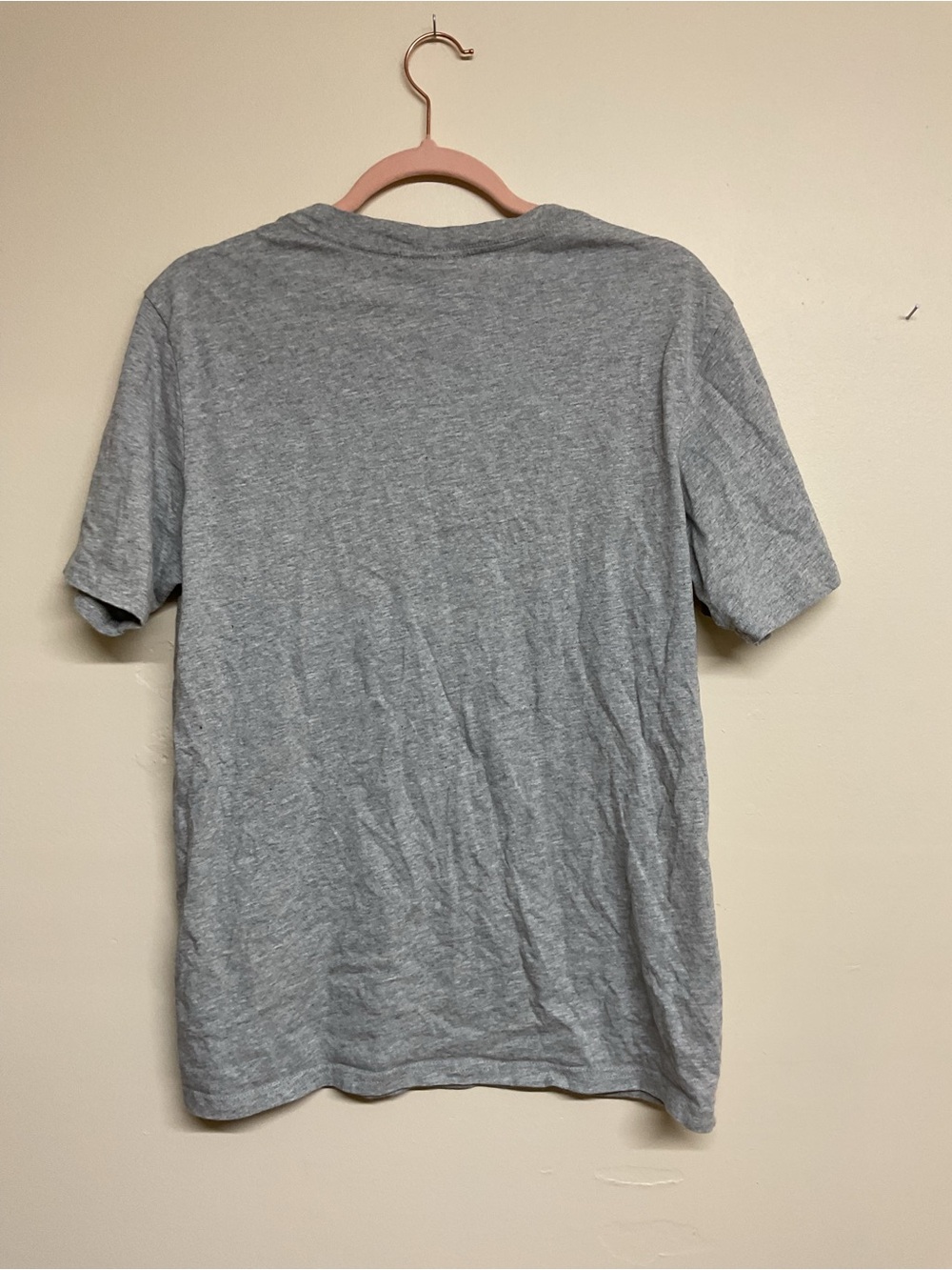 State of Mind Gray Halloween Pumpkin Skeleton Short Sleeve Tee - Picture 3 of 3